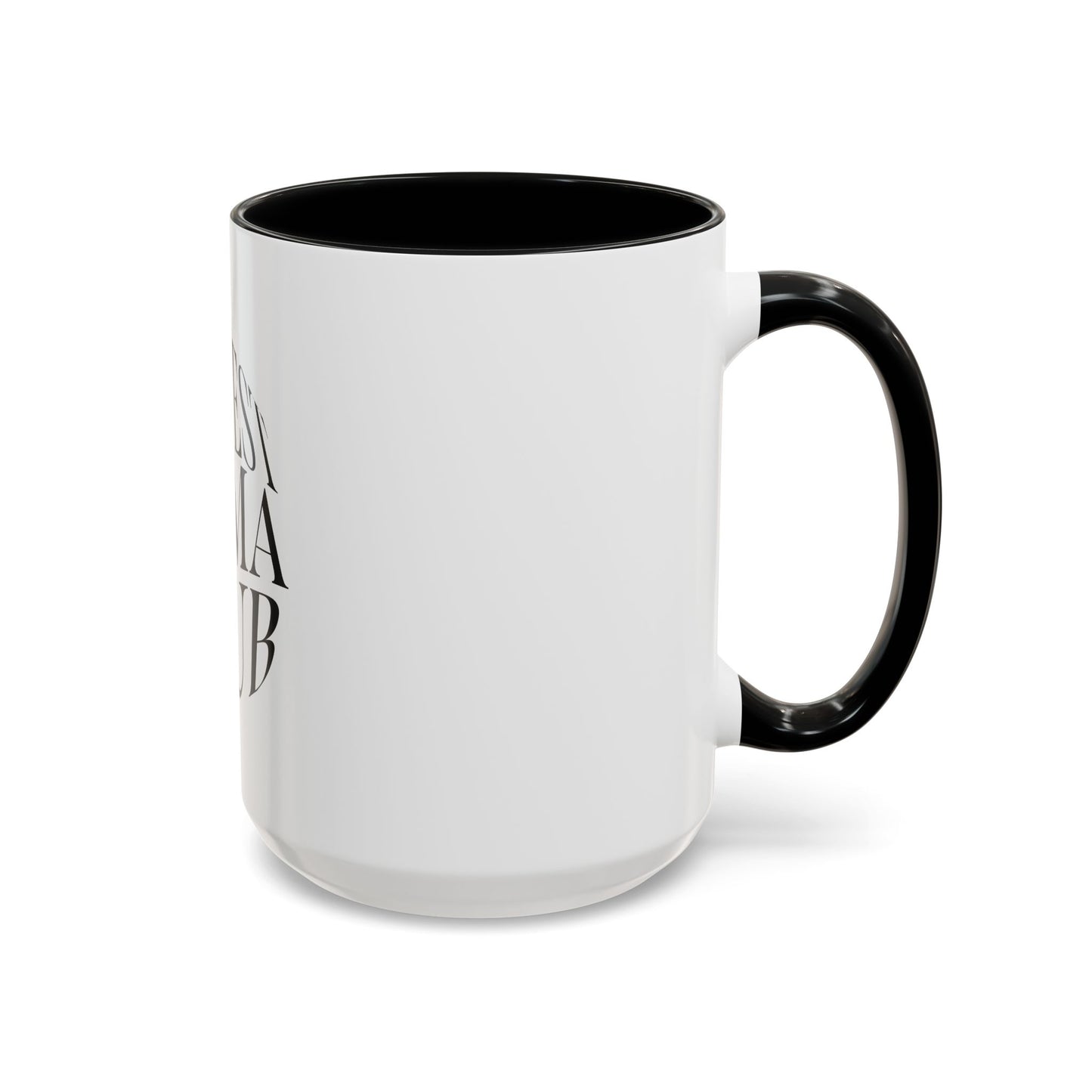 Midwest Mama Club Accent Coffee Mug — Black Interior & Handle