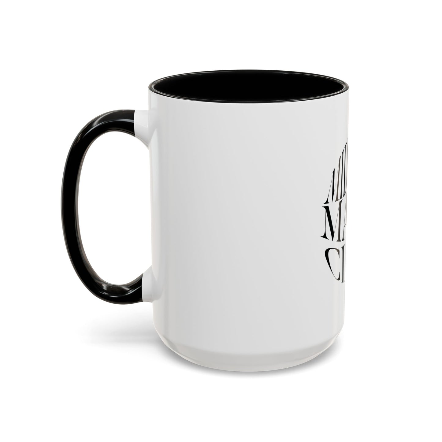 Midwest Mama Club Accent Coffee Mug — Black Interior & Handle