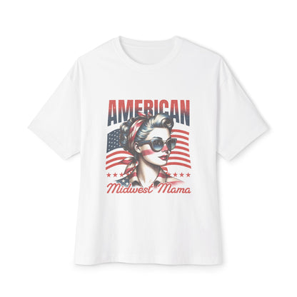 American Midwest Mama Tee — Patriotic Vintage Rosie Graphic Shirt