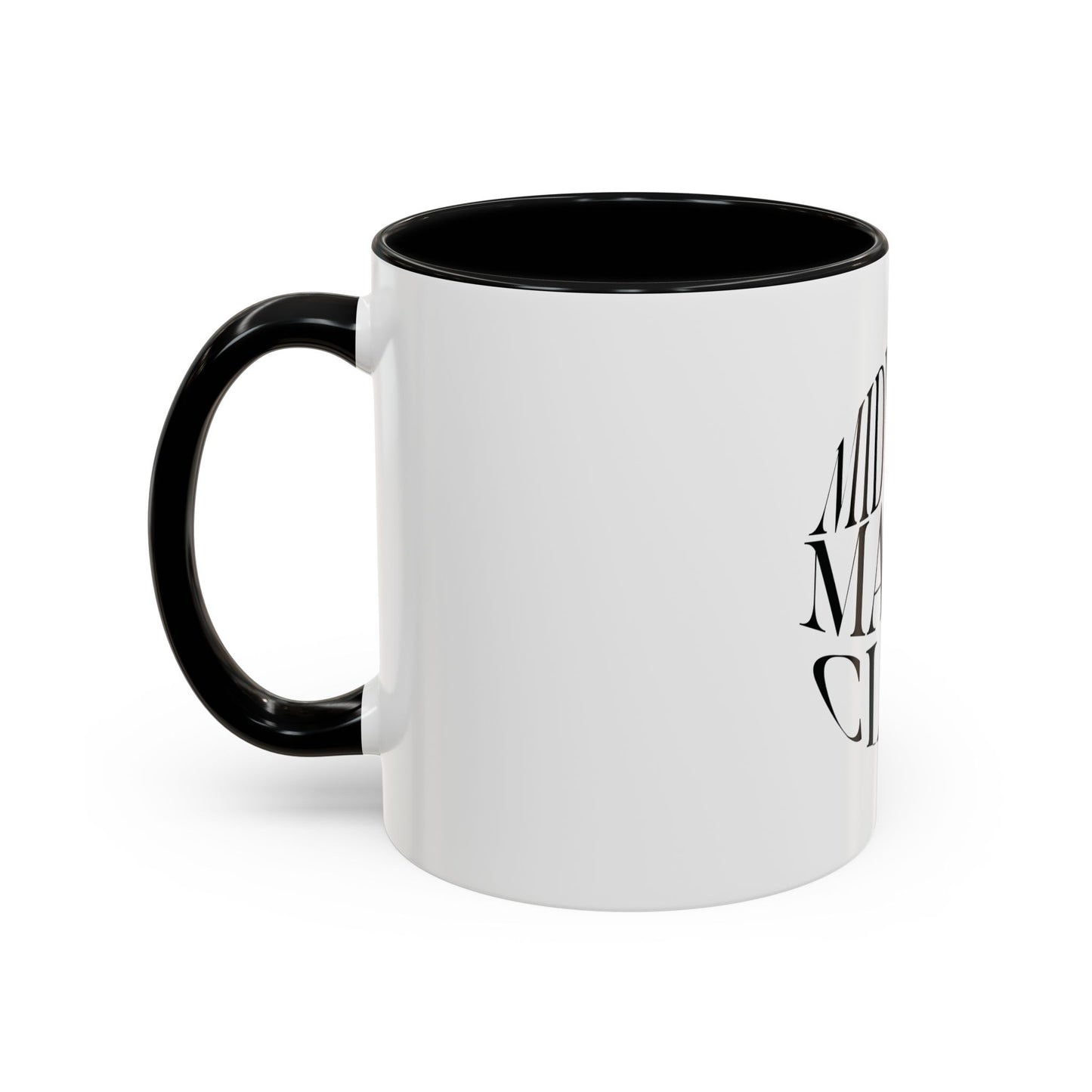 Midwest Mama Club Accent Coffee Mug — Black Interior & Handle